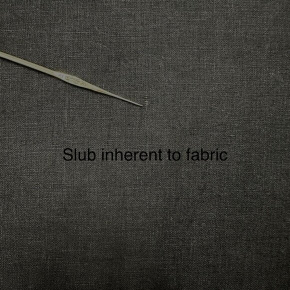 FLAX solid black linen round neck short cap sleeve top Medium minimalist - Picture 7 of 10